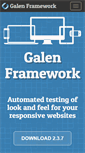 Mobile Screenshot of galenframework.com